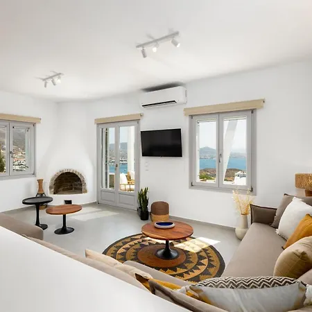 Near Parikia - 4Br Villa With Pool & View - Mirabilia Villa Krotiri