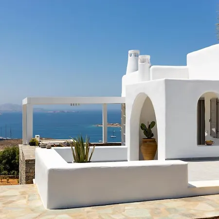 Near Parikia - 4br With Pool & View - Mirabilia 别墅
