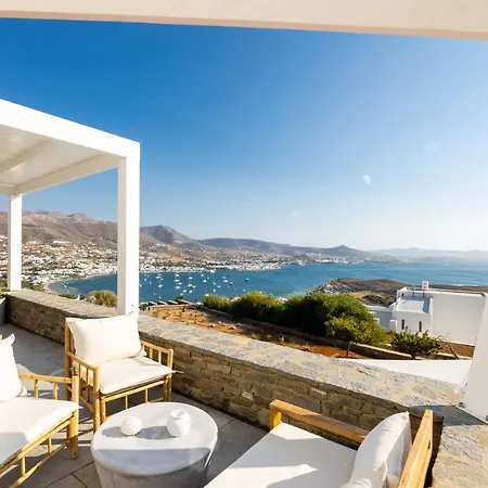 Near Parikia - 4br With Pool & View - Mirabilia 别墅 Krotiri