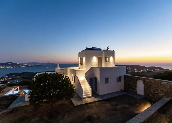 Near Parikia - 4br With Pool & View - Mirabilia * Krotiri