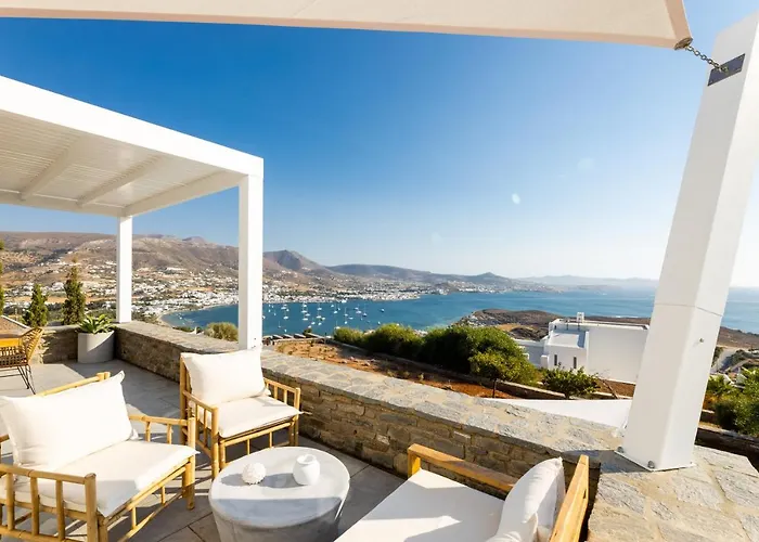 Near Parikia - 4br With Pool & View - Mirabilia Βίλα Krotiri