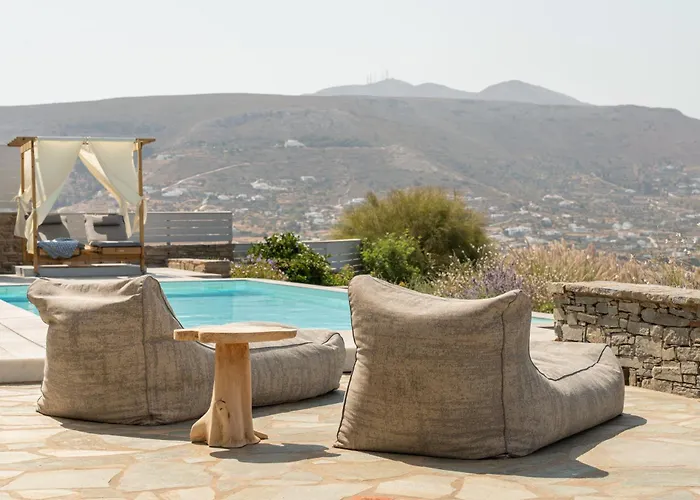 Near Parikia - 4br With Pool & View - Mirabilia * Krotiri